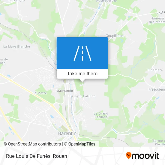 Rue Louis De Funès map