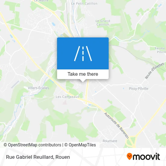 Rue Gabriel Reuillard map