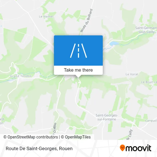 Route De Saint-Georges map