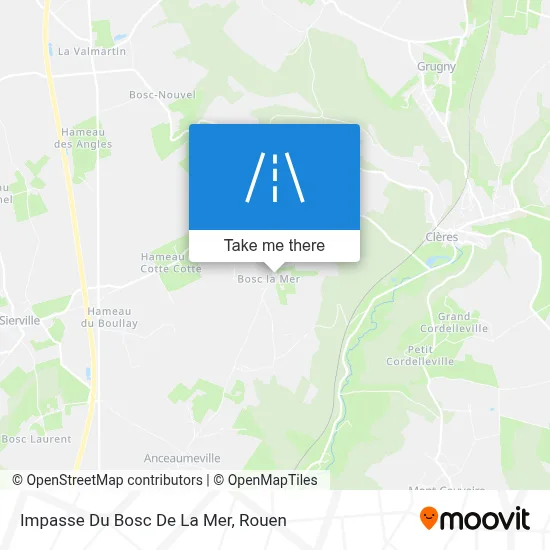 Impasse Du Bosc De La Mer map