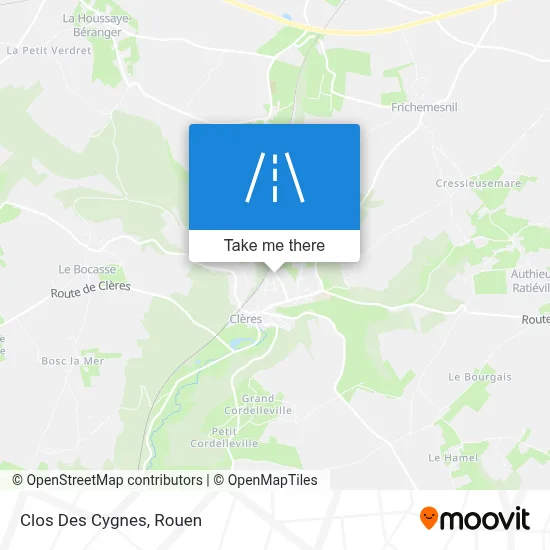Clos Des Cygnes map