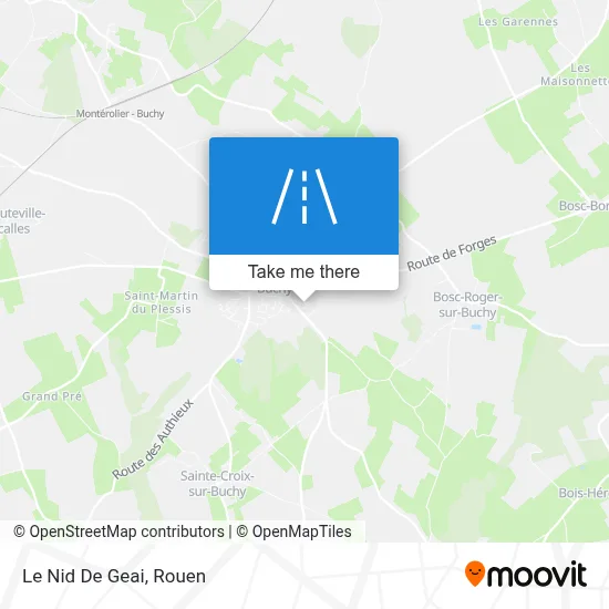 Le Nid De Geai map