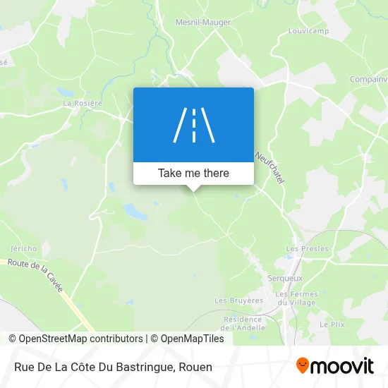 Rue De La Côte Du Bastringue map