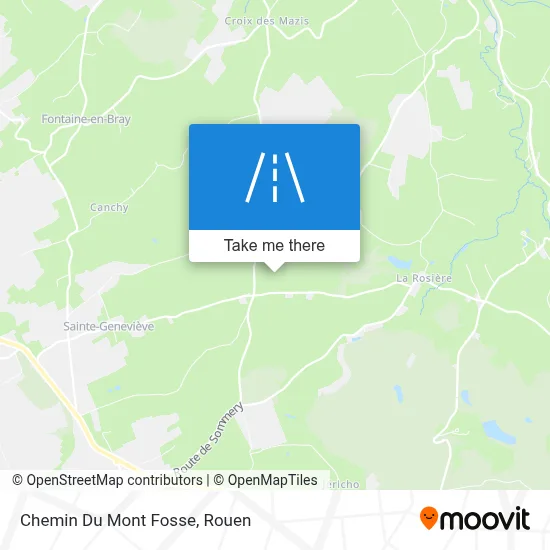Chemin Du Mont Fosse map