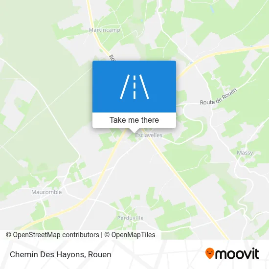 Chemin Des Hayons map