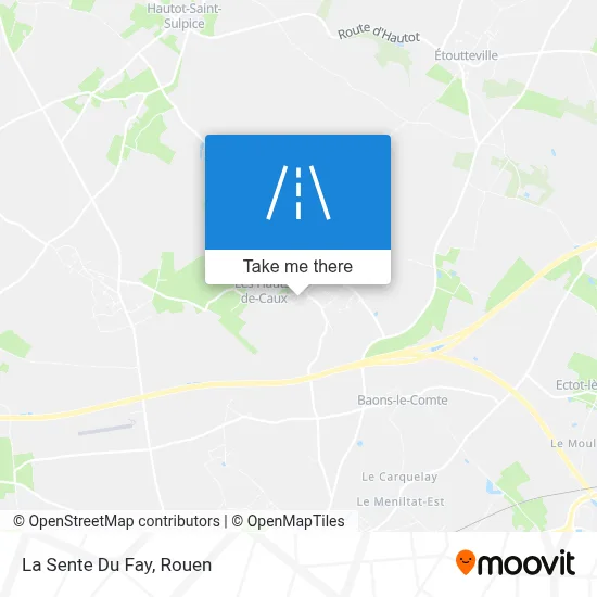La Sente Du Fay map