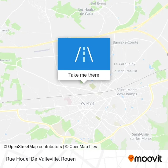 Rue Houel De Valleville map