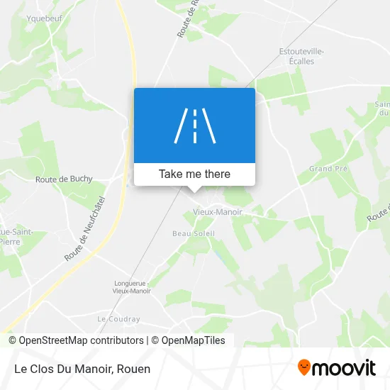 Le Clos Du Manoir map