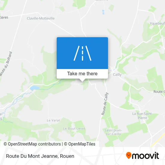 Route Du Mont Jeanne map