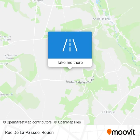 Mapa Rue De La Passée