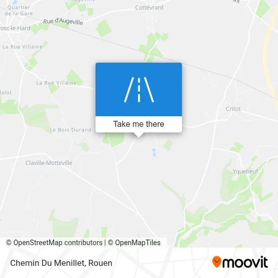 Mapa Chemin Du Menillet
