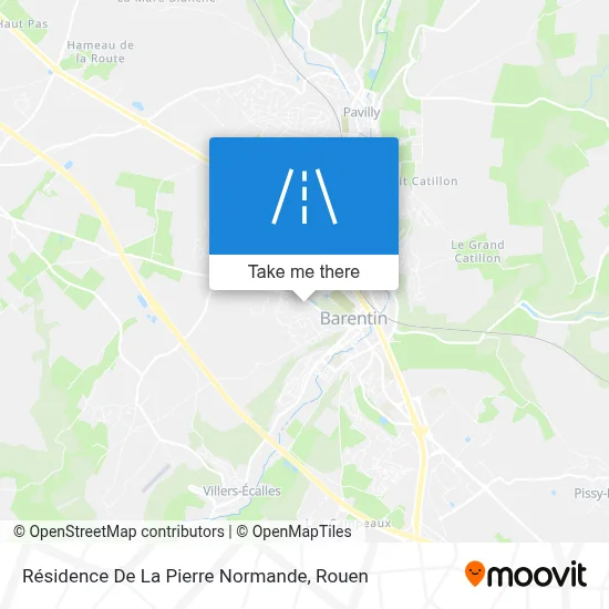 Résidence De La Pierre Normande map