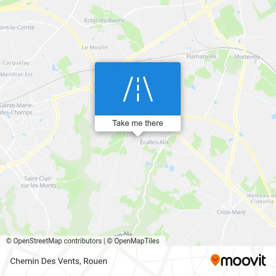 Chemin Des Vents map