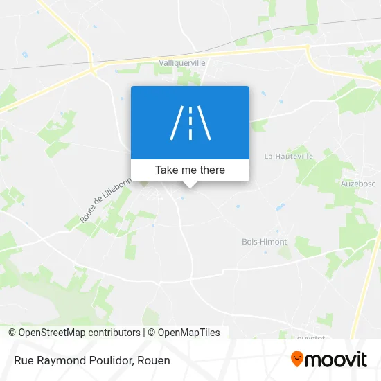 Mapa Rue Raymond Poulidor