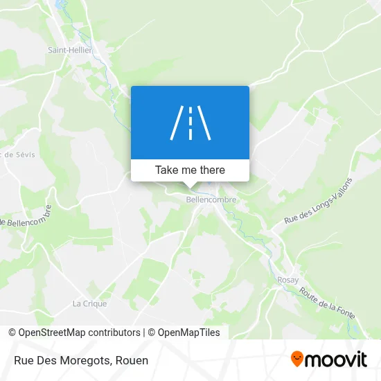 Rue Des Moregots map