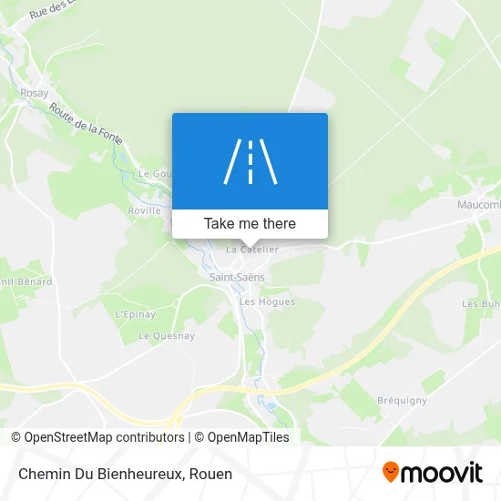 Chemin Du Bienheureux map