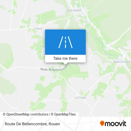 Route De Bellencombre map