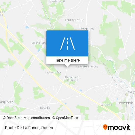 Route De La Fosse map