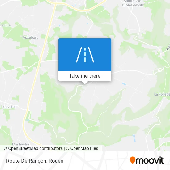 Route De Rançon map