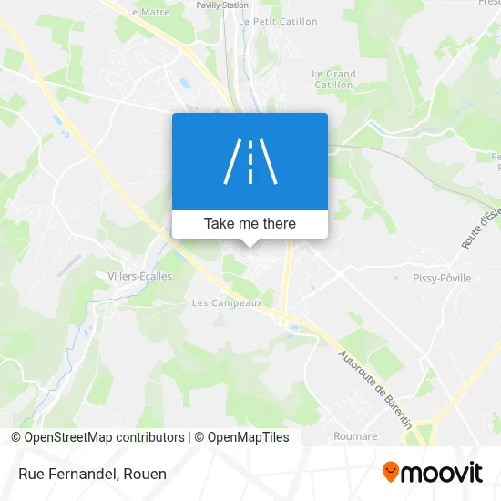 Rue Fernandel map