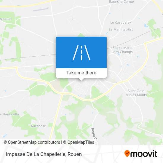 Mapa Impasse De La Chapellerie