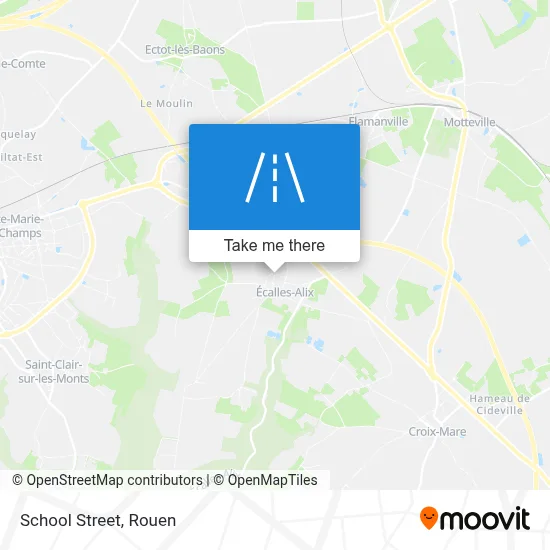 Mapa Rue De L'École