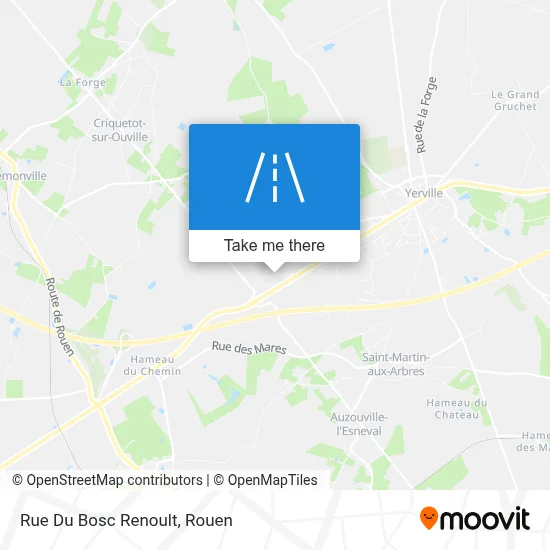 Rue Du Bosc Renoult map