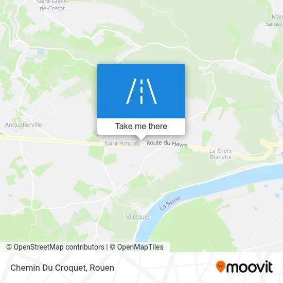 Chemin Du Croquet map