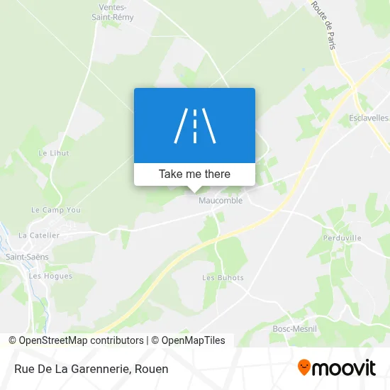 Mapa Rue De La Garennerie