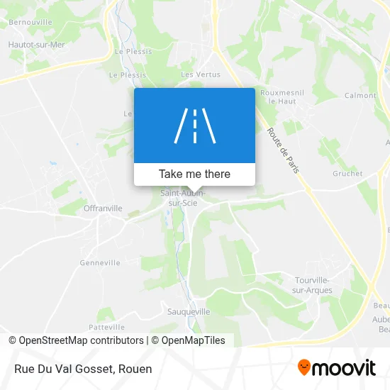 Rue Du Val Gosset map
