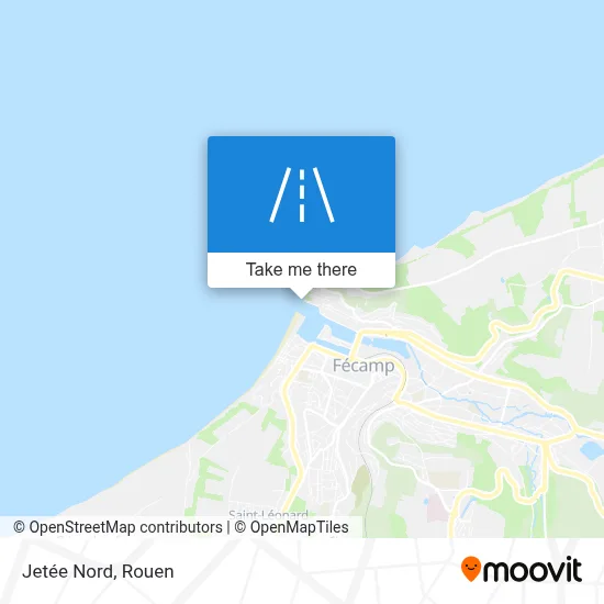 Jetée Nord map