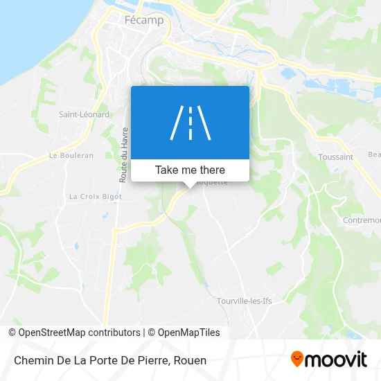 Chemin De La Porte De Pierre map
