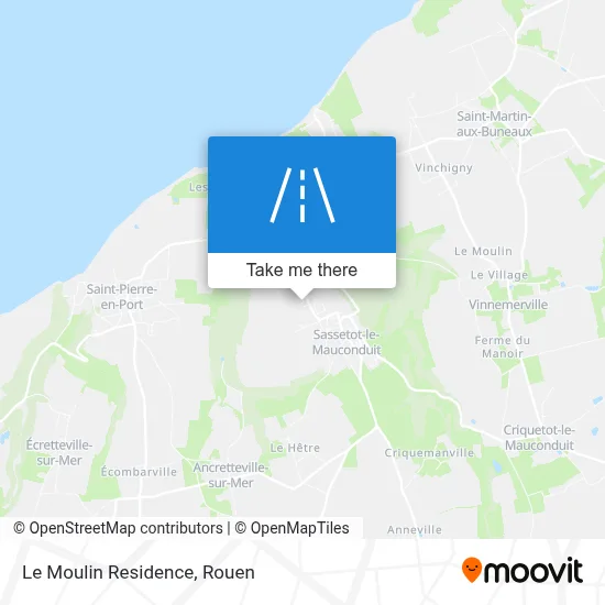 Résidence Le Moulin map
