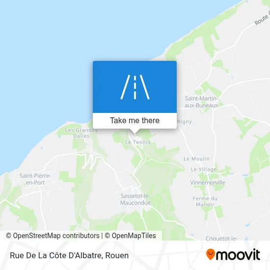 Rue De La Côte D'Albatre map