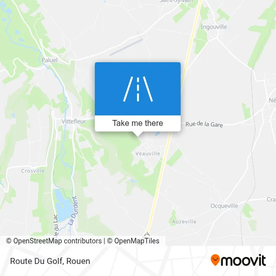 Route Du Golf map