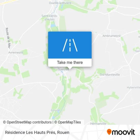 Résidence Les Hauts Prés map