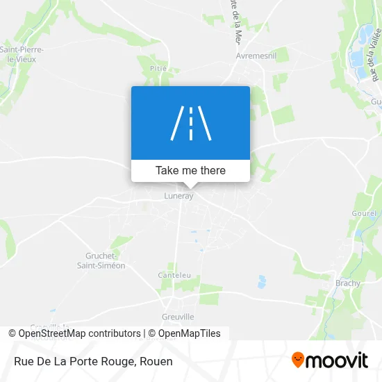 Rue De La Porte Rouge map
