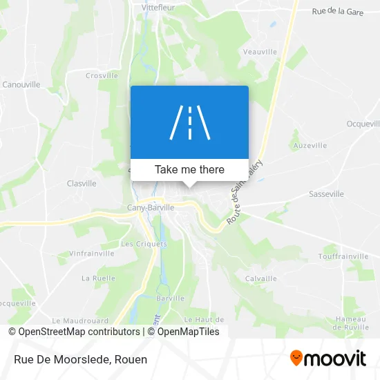 Rue De Moorslede map