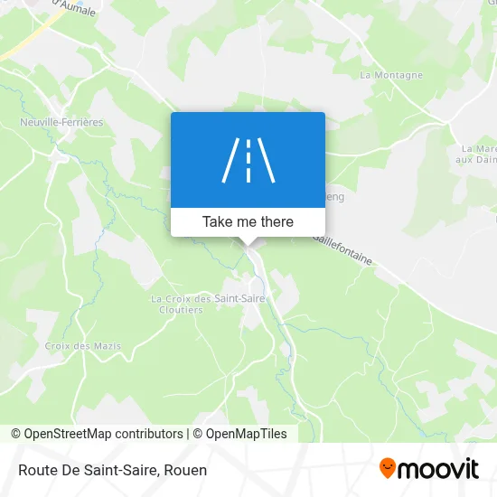 Route De Saint-Saire map