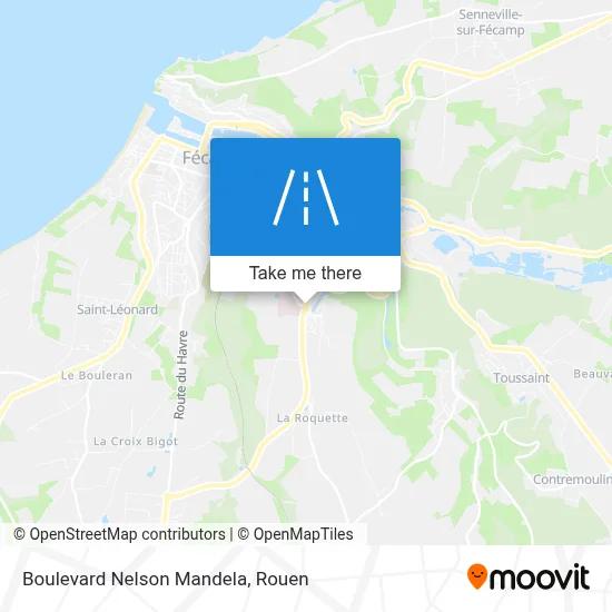 Boulevard Nelson Mandela map