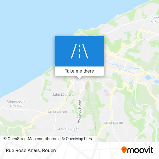 Rue Rose Anais map