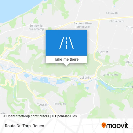 Mapa Route Du Torp