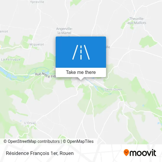Résidence François 1er map