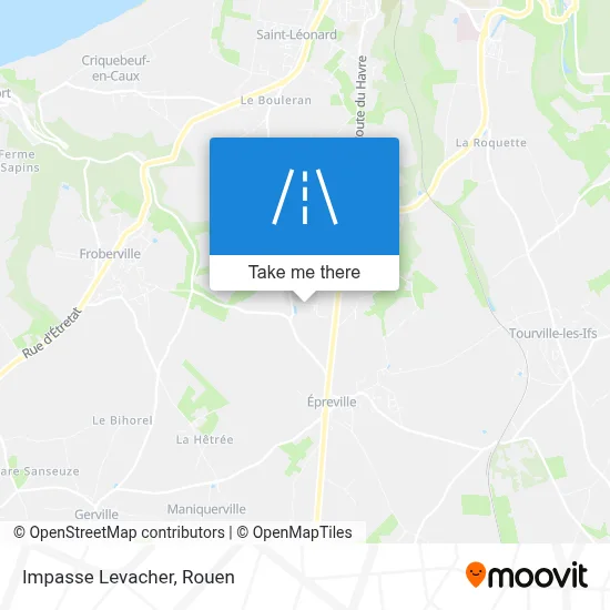Impasse Levacher map