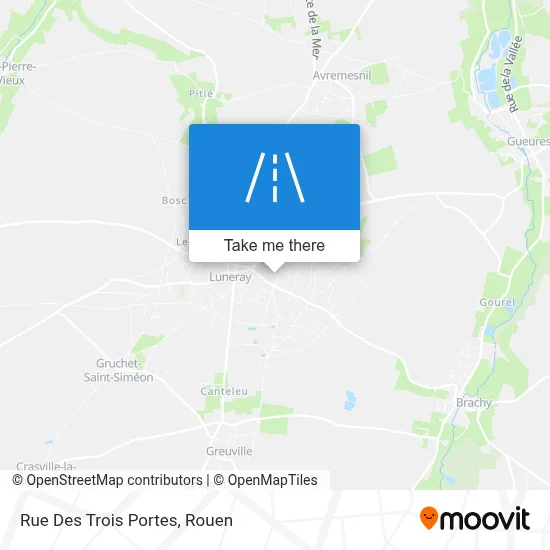 Mapa Rue Des Trois Portes