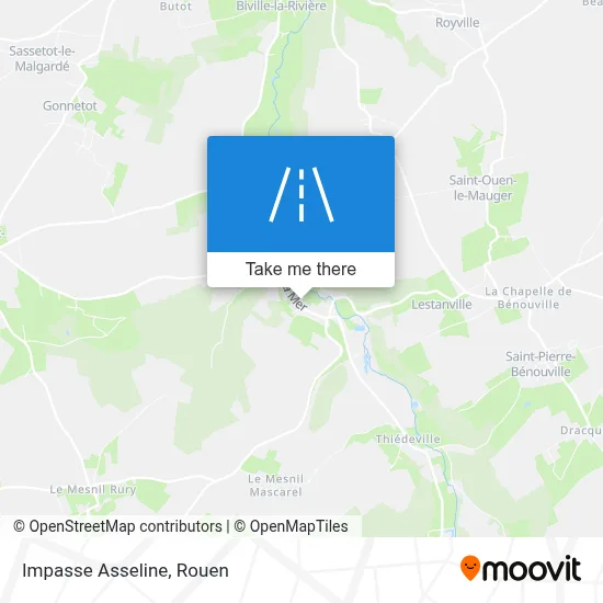 Impasse Asseline map