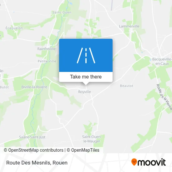 Route Des Mesnils map