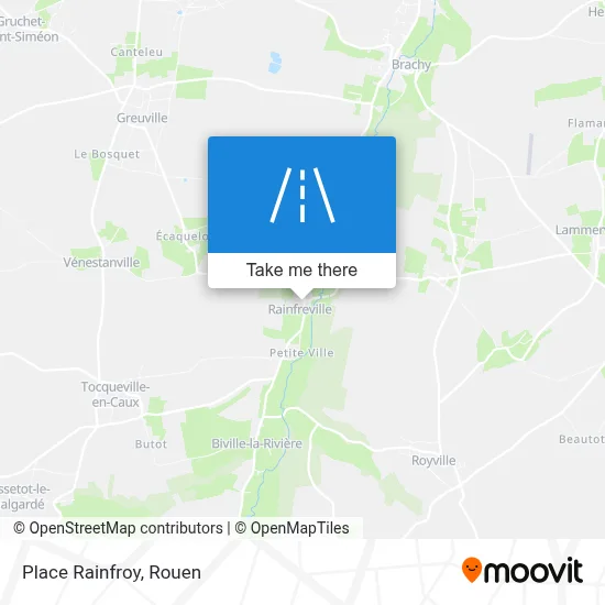 Place Rainfroy map