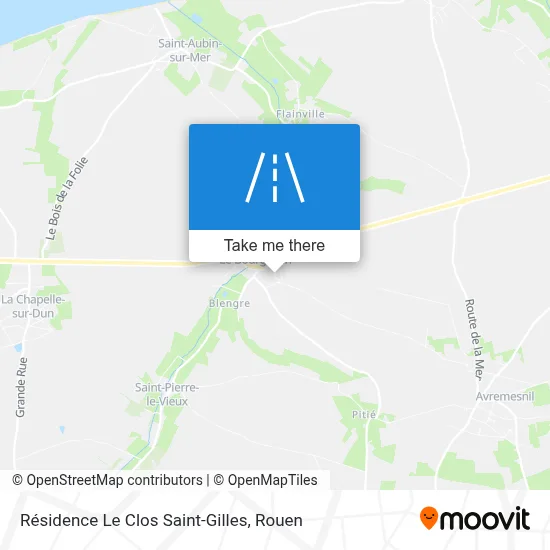 Résidence Le Clos Saint-Gilles map