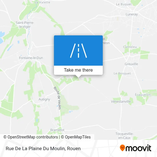 Rue De La Plaine Du Moulin map